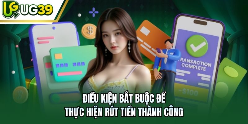 Điều kiện bắt buộc để thực hiện rút tiền thành công